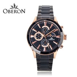 [OBERON] OB-914 RGBK  _ Fashion Business Men's Watches, Chrono,  3 ATM Waterproof, Japan Movement